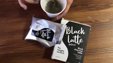 تجربة مع Charcoal Latte Black Latte