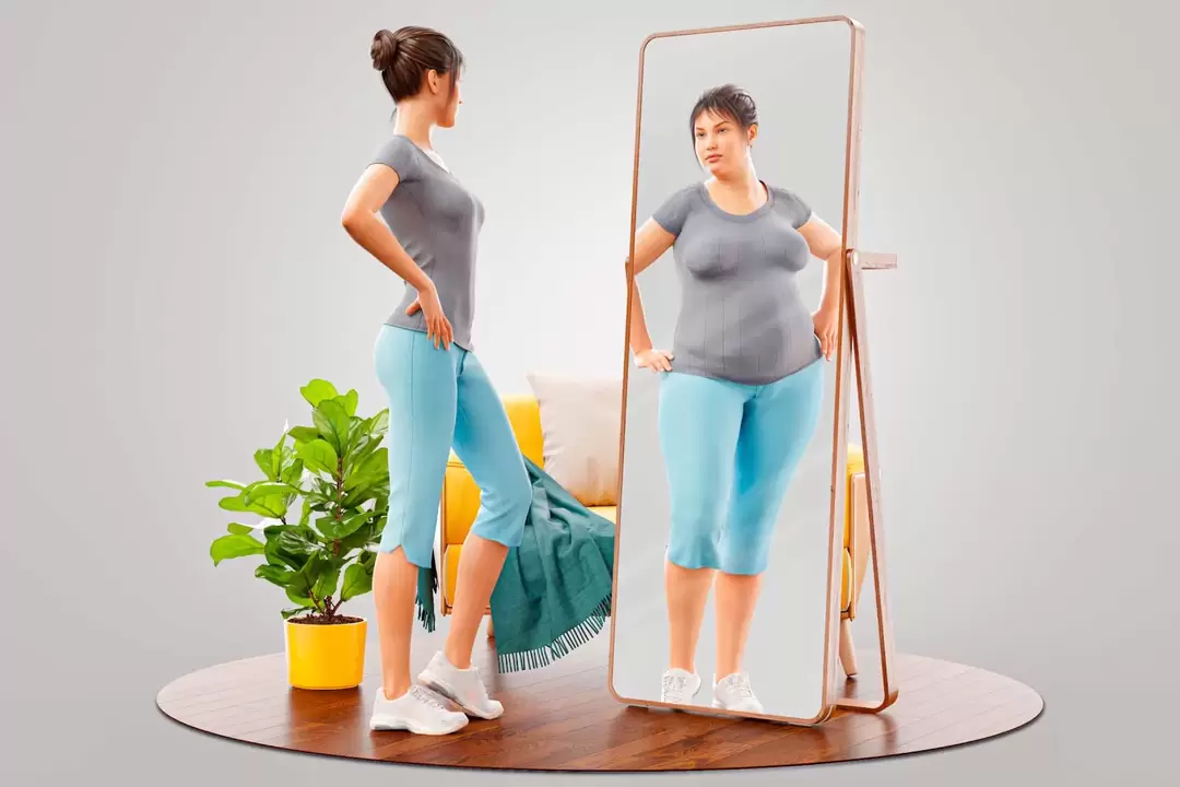 من خلال تخيل نفسك بقوام نحيف، يمكنك تحفيز نفسك على إنقاص الوزن. 